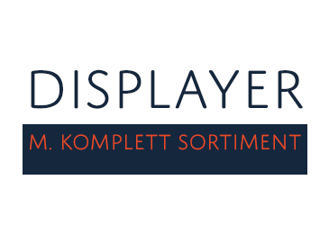 DISPLAYS - med komplett Sortiment